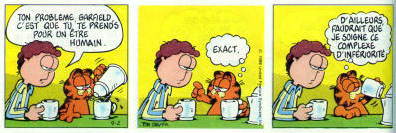 Garfield est-il humain?
