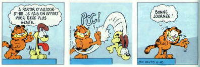 Garfield est gentil avec Odie